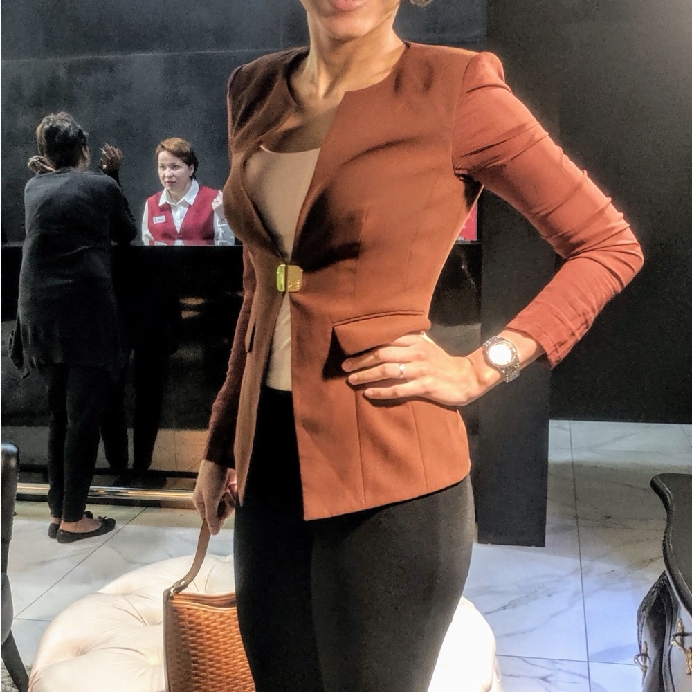 Roberto Cavalli Brown Slim fit Tailored Blazer (Bought in Europe) - Picture 8 of 8